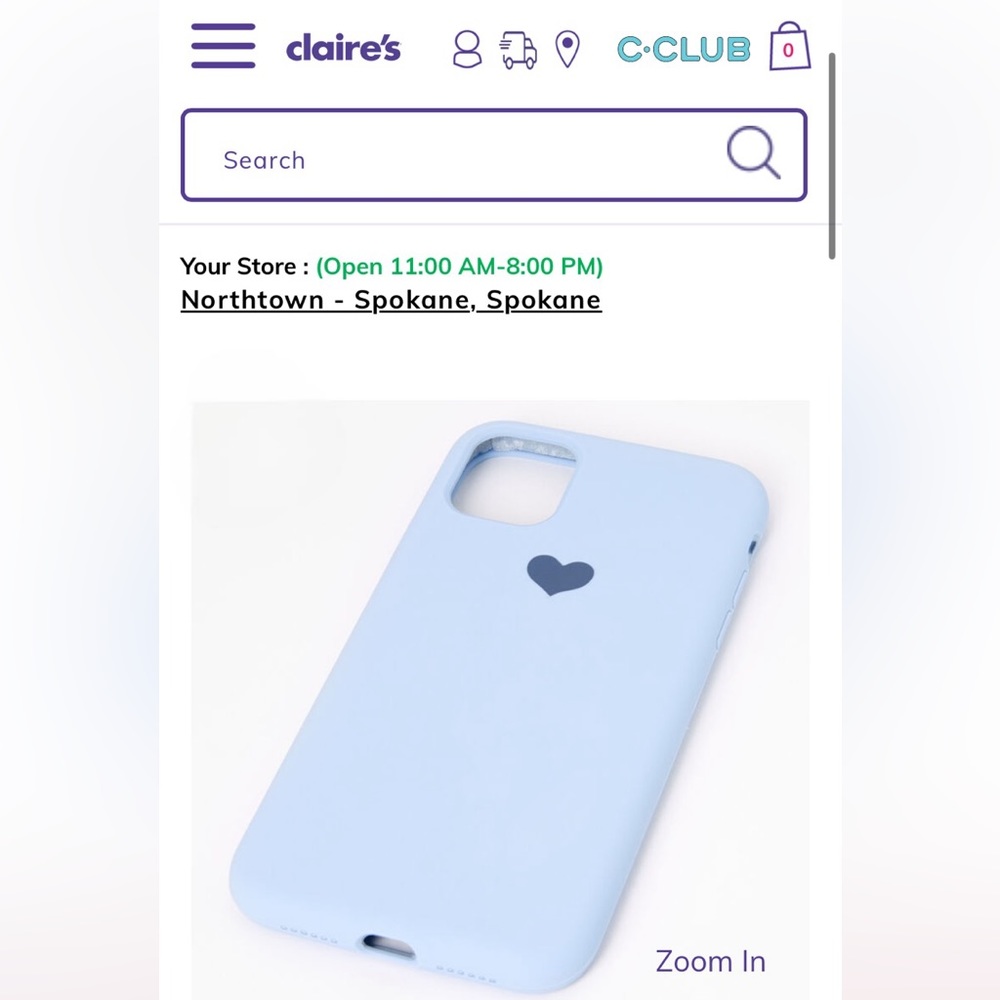 Baby Blue Heart Phone Case - iphone 13